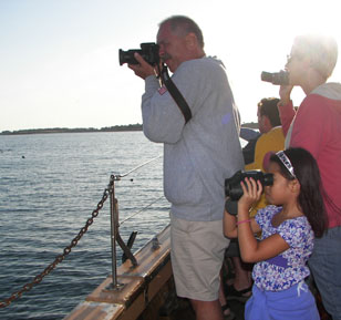 The Photo opportunities never stop on the boats